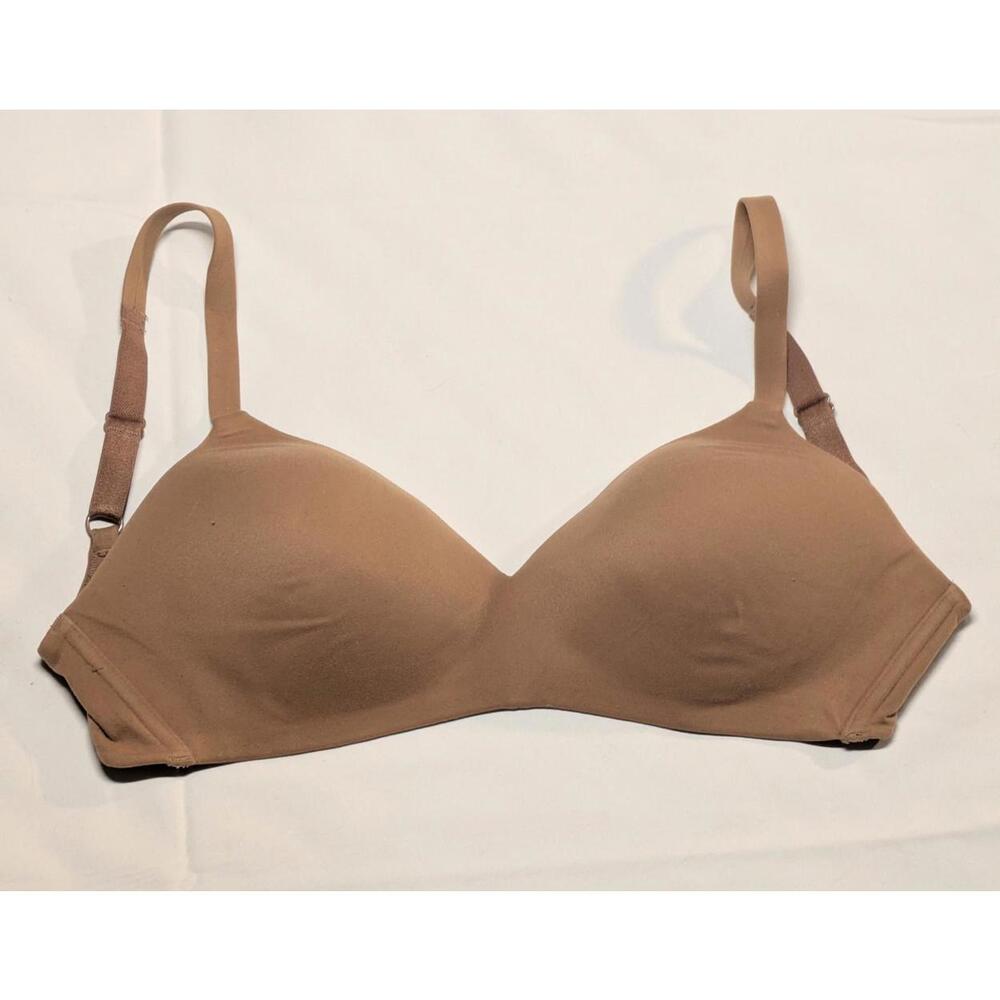 Wacoal 32DD Molded Padded Wireless Mocha Bra EUC